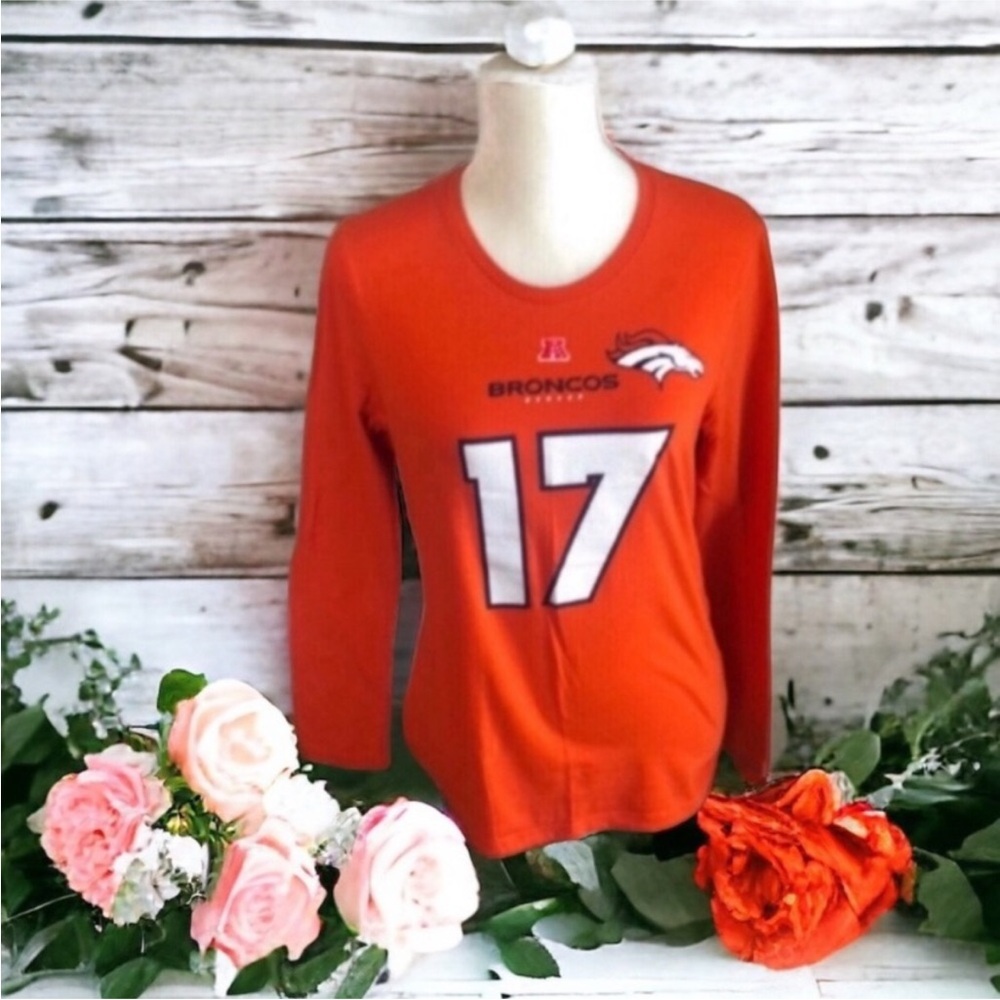Denver Broncos Number 17 Osweiler Long Sleeve Tee
